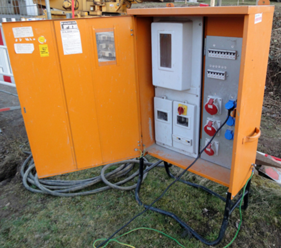 Baustromkasten bei Elektro-Schandert in Zahna-Elster